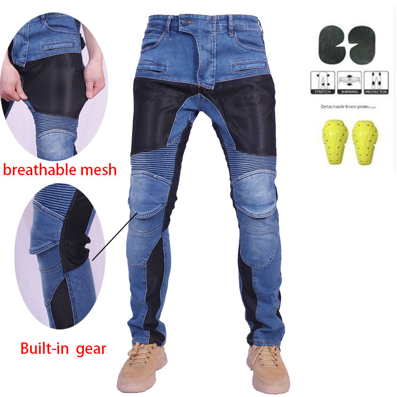 Cycling Gear Pants - Calças de Motociclismo Masculinas Respiráveis para