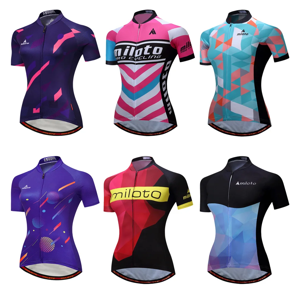 Cycling Gear Girls - Miloto 2025 moda feminina camisa de