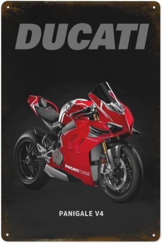 Vintage Cycling Gear - Placa de Metal Vintage Panigale V4