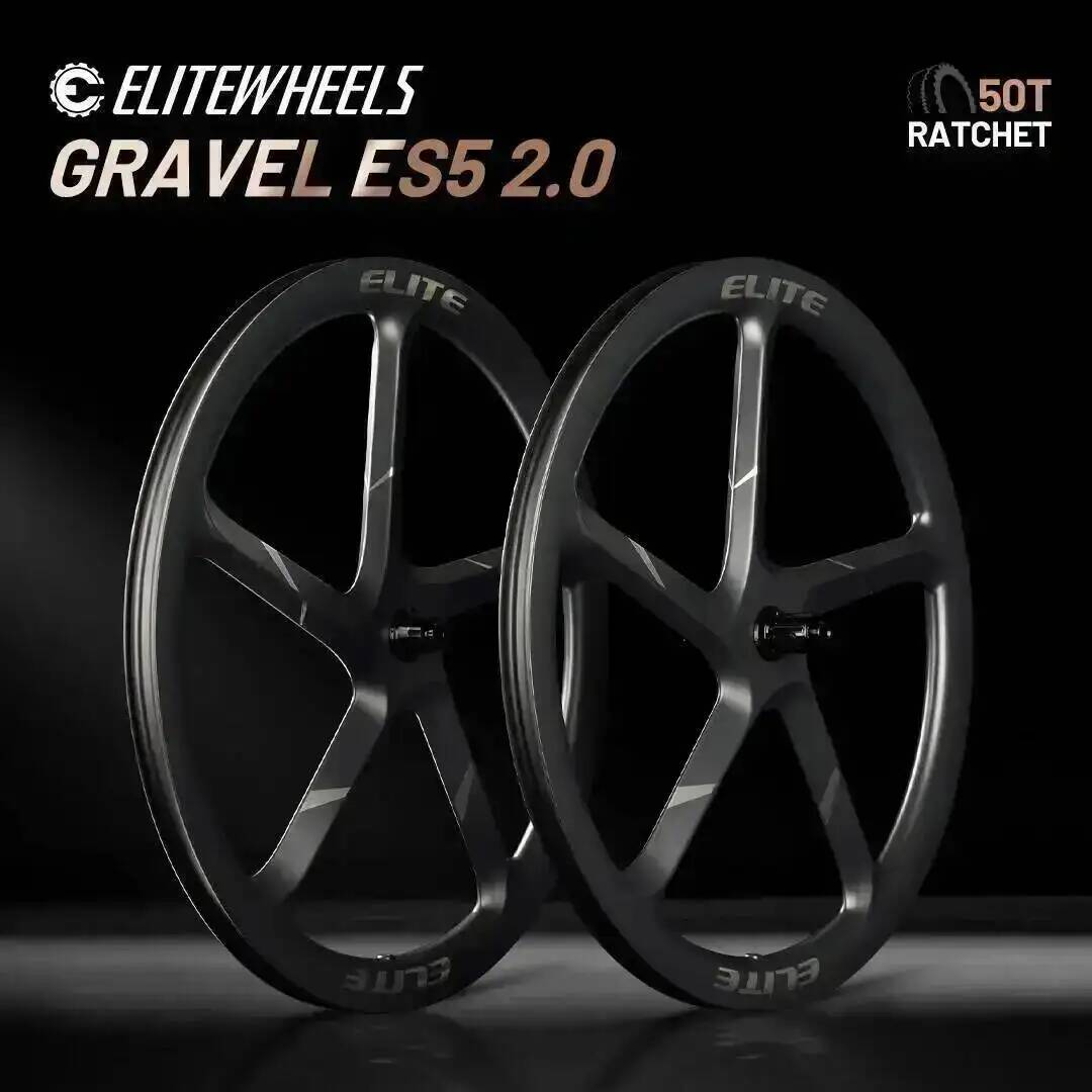 Gravel Bike Tires - Conjunto de Rodas de Carbono ELITEWHEELS
