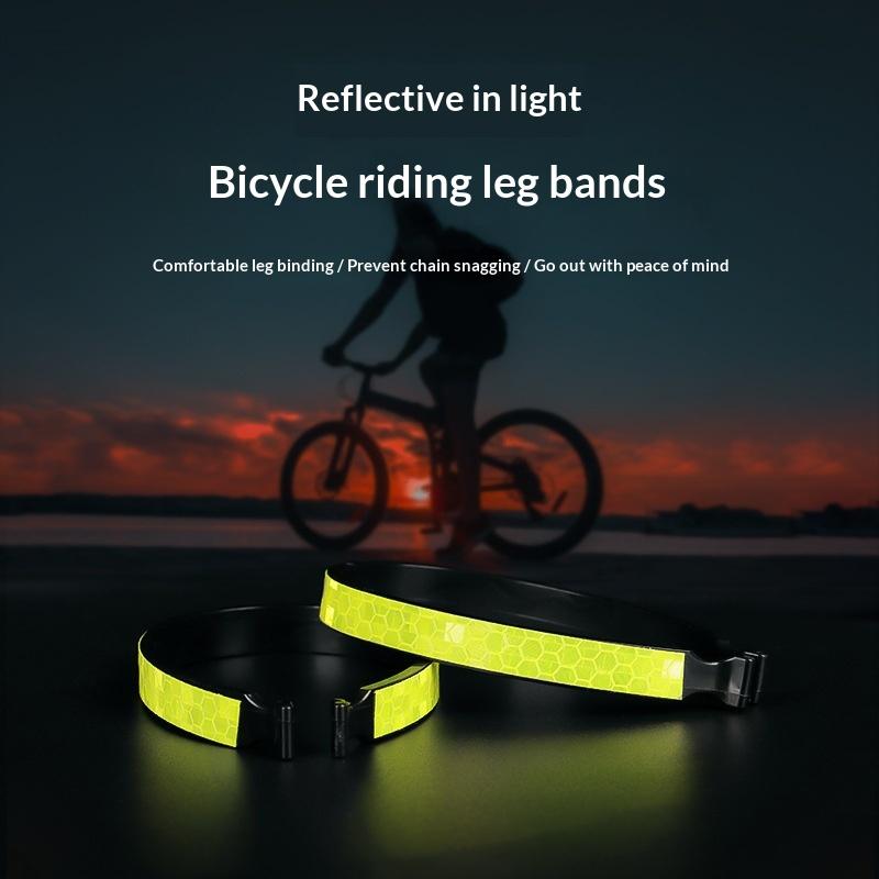 [Novo] 2PCS Clipes Refletivos  - Cycling Gear Pants avaliação e preço