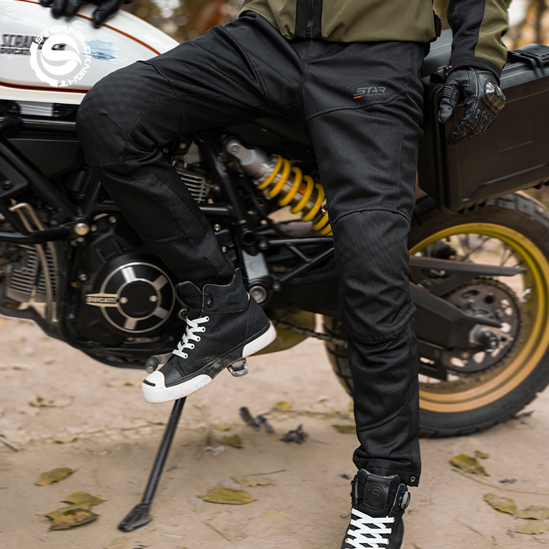 Star Field Knight-Calças mascu - Cycling Gear Pants avaliação e preço