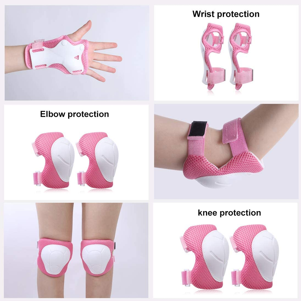 6 pçs/set conjunto de engrenag - Cycling Safety Gear For Kids avaliação e preço