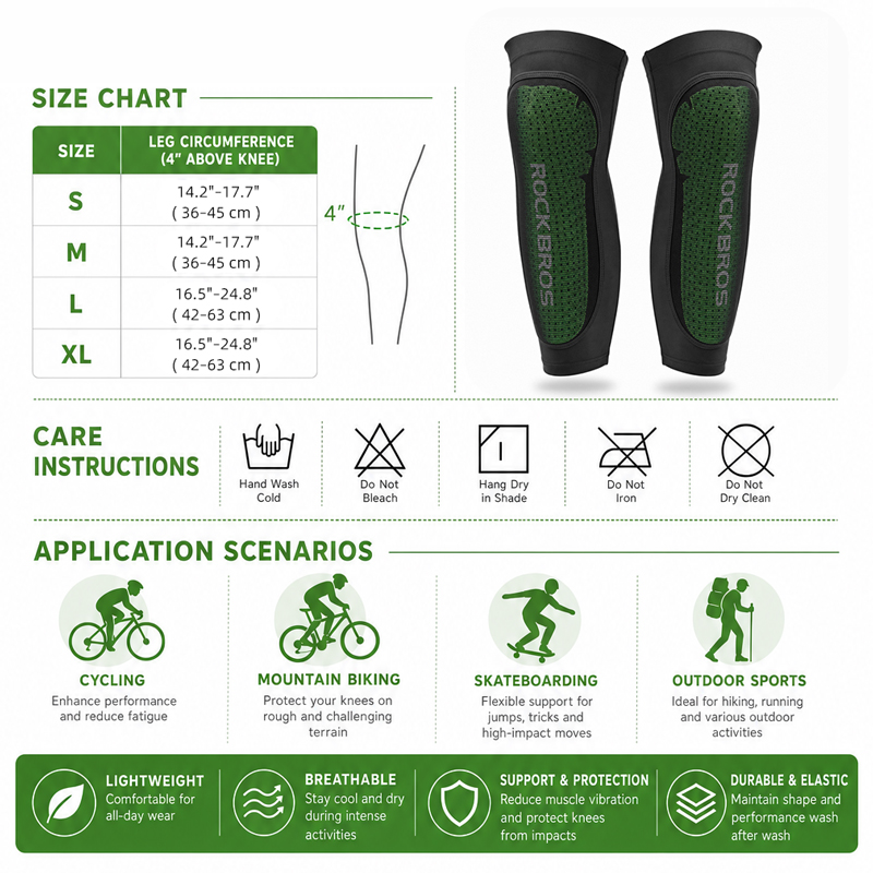 ROCKBROS-Sport Leg Warms Kneep - Cycling Gear Pants avaliação e preço
