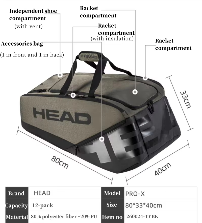 Bolsa para Raquete de Tênis Sé - Head Racket Boom avaliação e preço