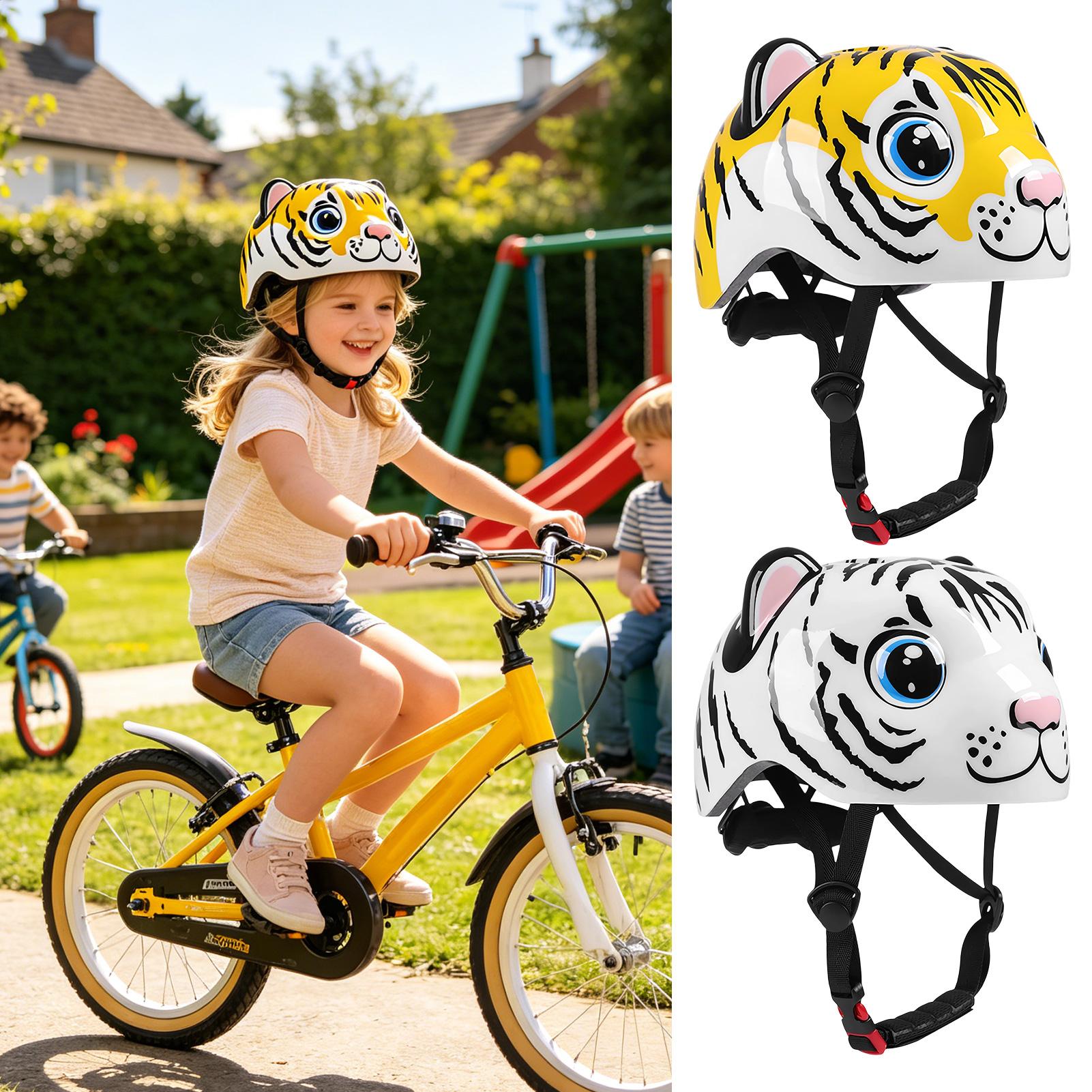 Capacete infantil com padrão d - Cycling Safety Gear For Kids avaliação e preço