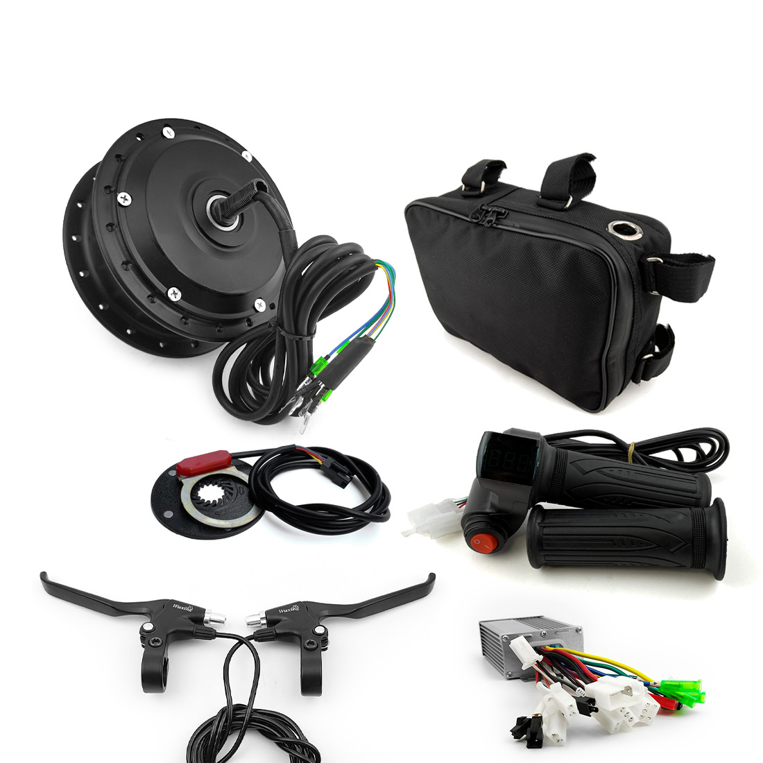 Q02 250W Brushless Geared Hub  - Cycling Gear Hub avaliação e preço