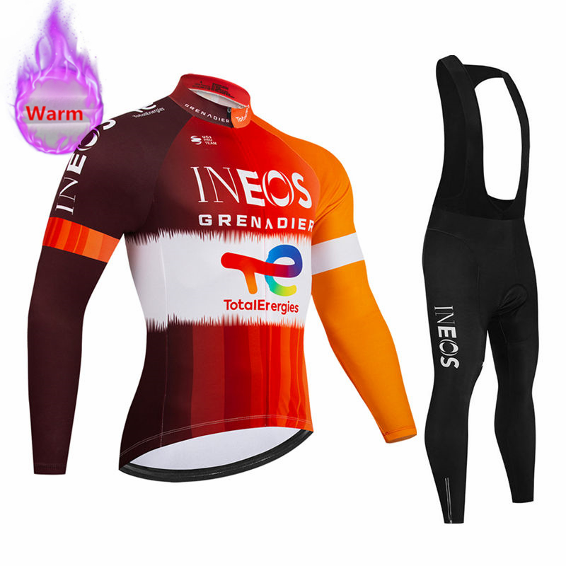 Conjunto de Jersey Térmico de  - Cycling Gear Winter avaliação e preço