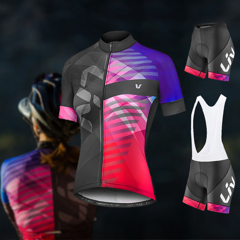 Liv-conjunto de shorts de cicl - Cycling Gear Girls avaliação e preço
