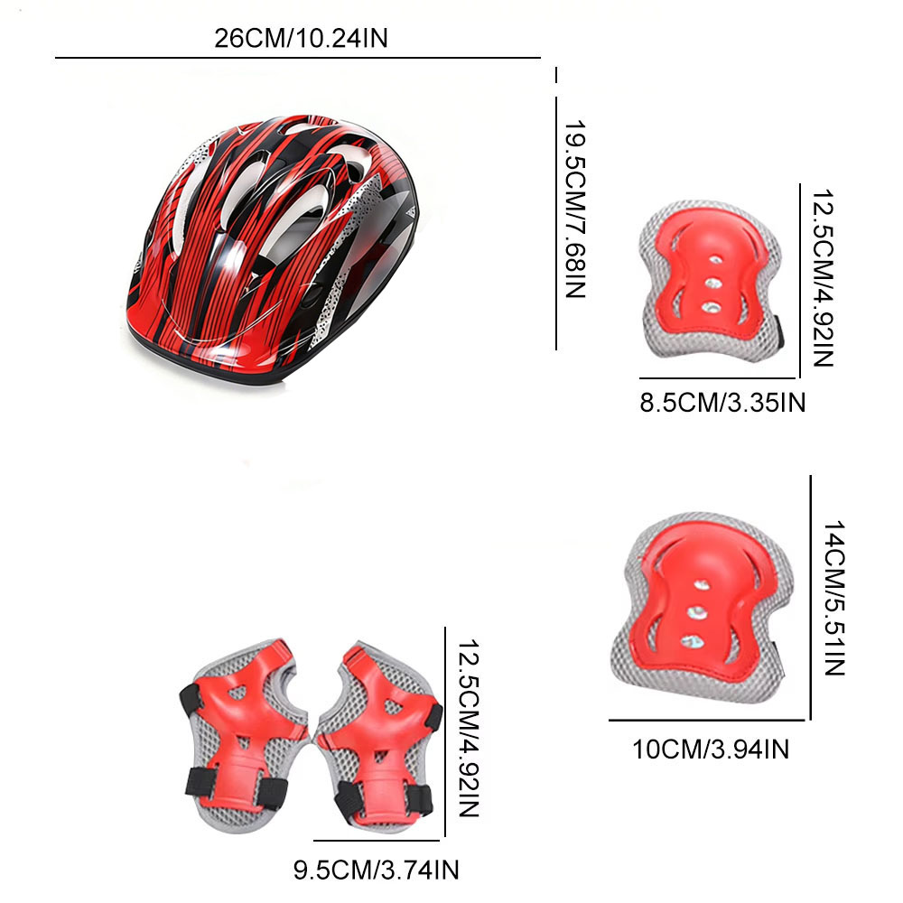 Conjunto de equipamentos de pr - Cycling Safety Gear For Kids avaliação e preço